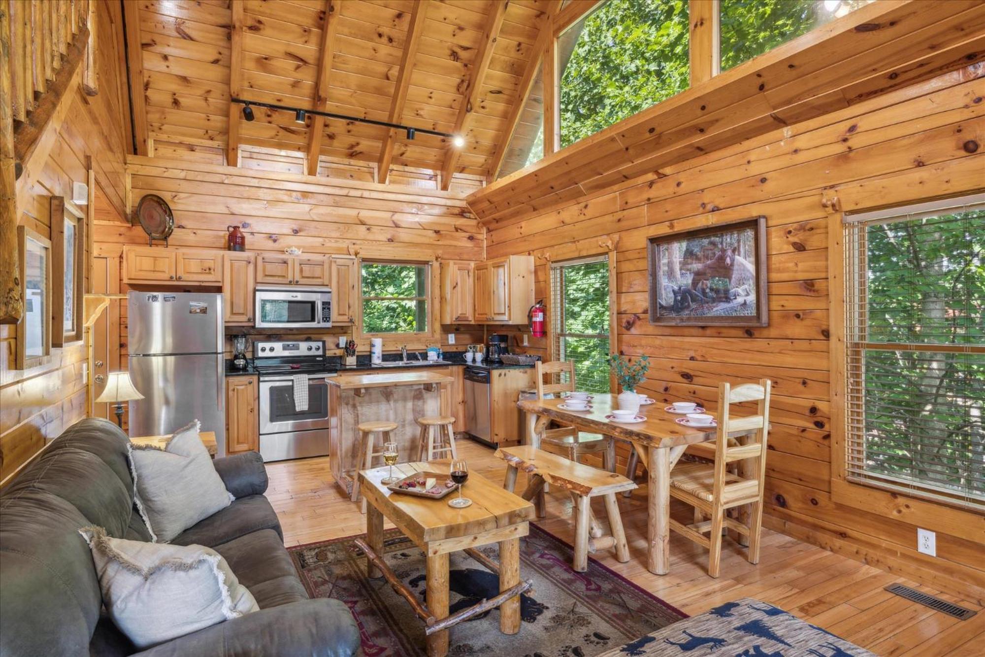 Sleepy Willow Cabin Севьервилл Экстерьер фото