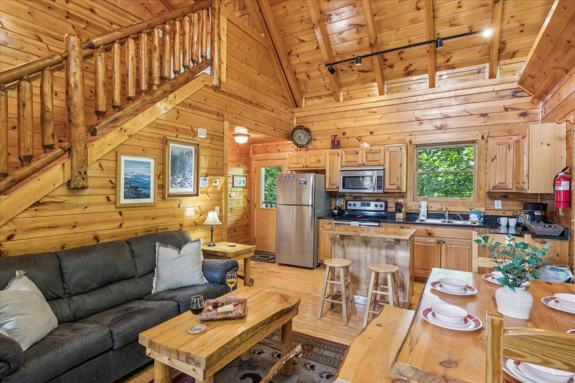 Sleepy Willow Cabin Севьервилл Экстерьер фото