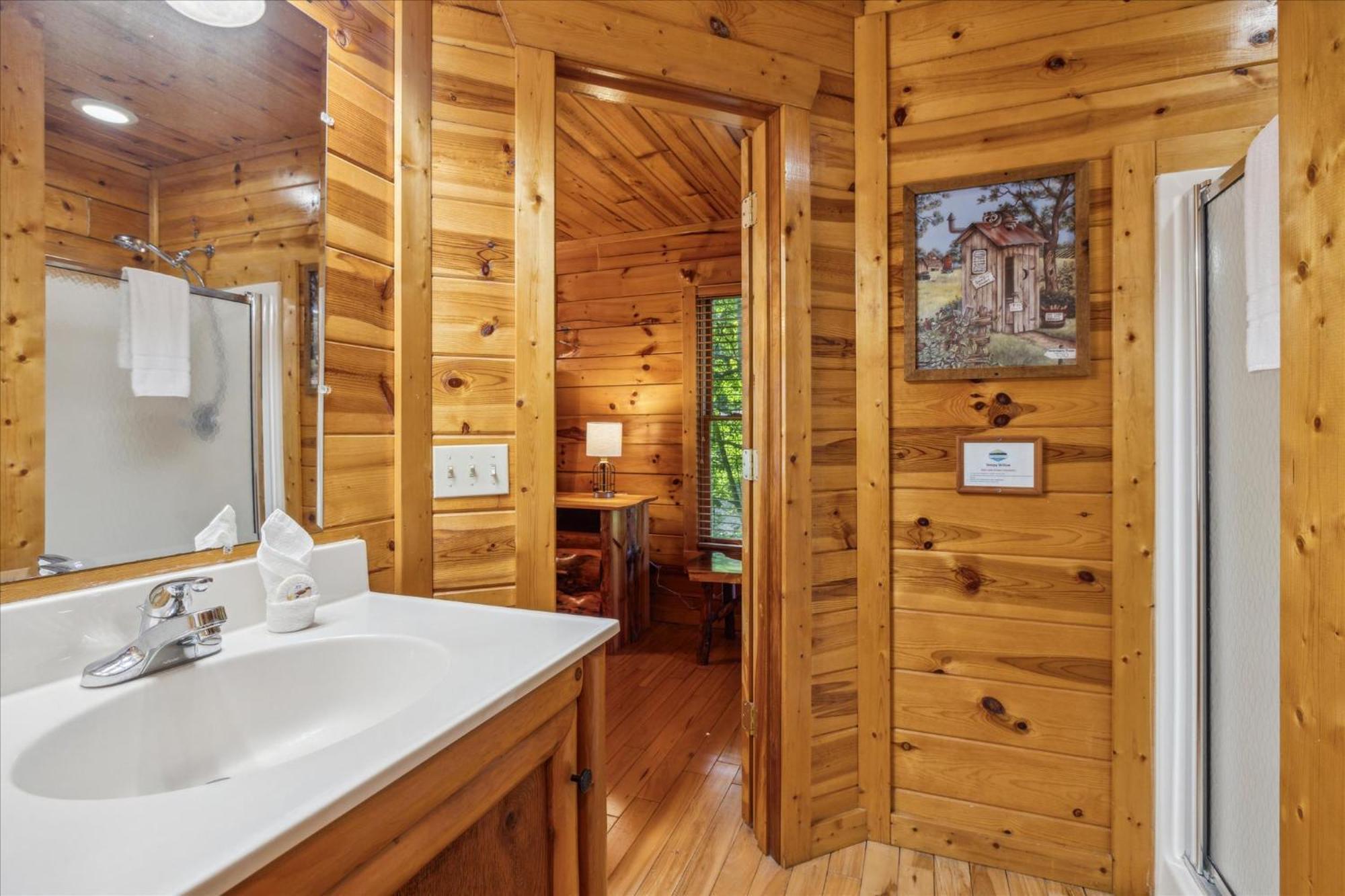 Sleepy Willow Cabin Севьервилл Экстерьер фото